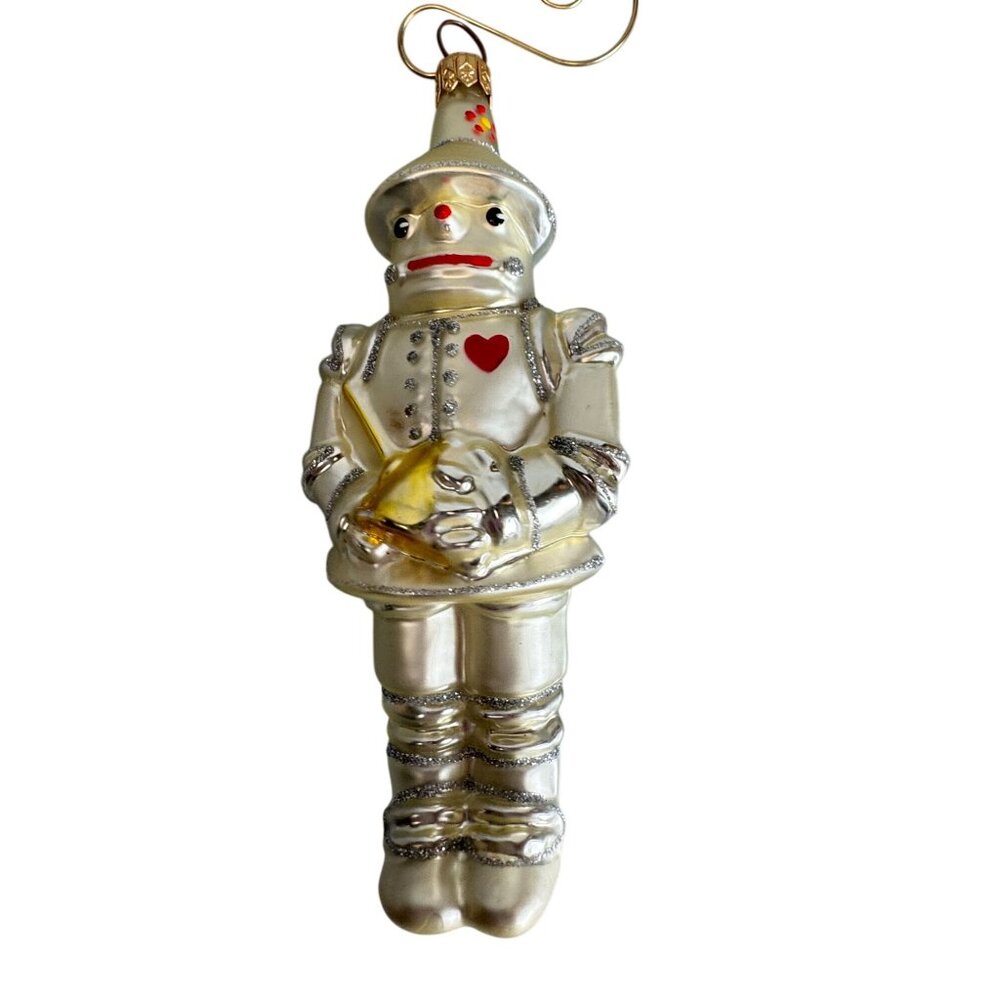 Wizard Of Oz Tin Man Ornament Kurt Adler Polonaise Komozja Poland Glass 6" - Picture 7 of 8